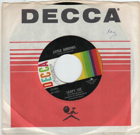 Leapy Lee - Little arrows + Time will tell (Vinylsingle)