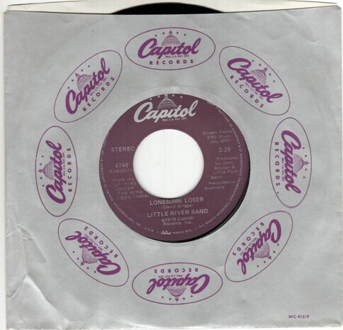 Little River Band - Lonesome loser + Shut down turn off (Vinylsingle)