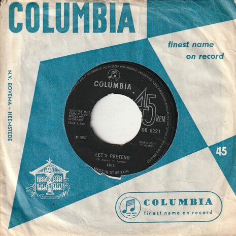 Lulu - Let's pretend + To sir with love (Vinylsingle)