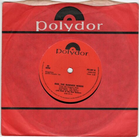 Lyn Paul - Sail The Summer Winds + Lay Me Down (Vinylsingle)