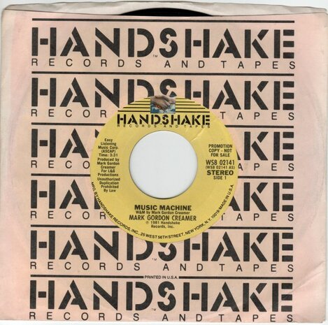 Mark Gordon Cremaer - Music Machine (Vinylsingle)