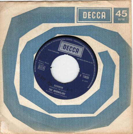 Marmalade - Rainbow + Ballad of Cherry Flavar (Vinylsingle)