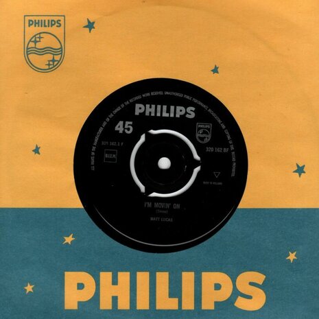 Matt Lucas - I'm movin' on + My heavenly angel (Vinylsingle)