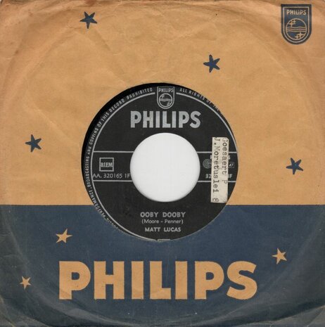 Matt Lucas - Ooby Dooby + No one like you (Vinylsingle)