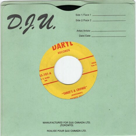Mickey Gilley - Three's A Crowd + What Have I Done (Vinylsingle)