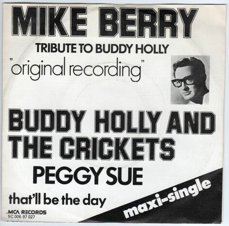 Mike Berry - Tribute to Buddy Holly + Dial my number (Vinylsingle)