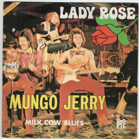 Mungo Jerry - Lady rose + Milk cow blues (Vinylsingle)