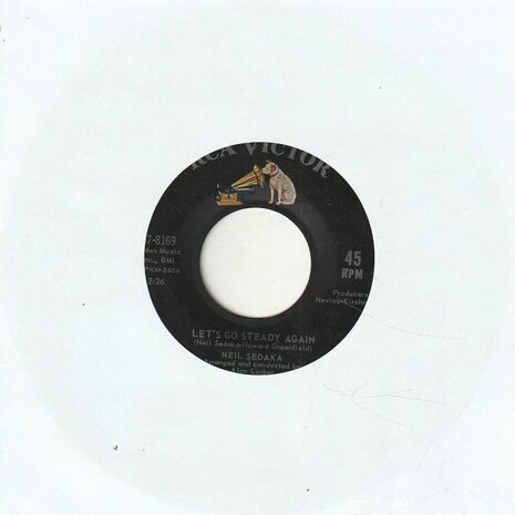 Neil Sedaka - Let's Go Steady Again + Waiting For Never (Vinylsingle)
