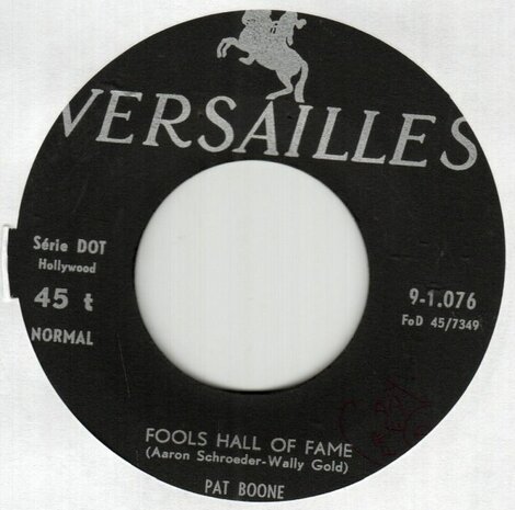Pat Boone - Fools hall of fame + Brightest wishing star (Vinylsingle)