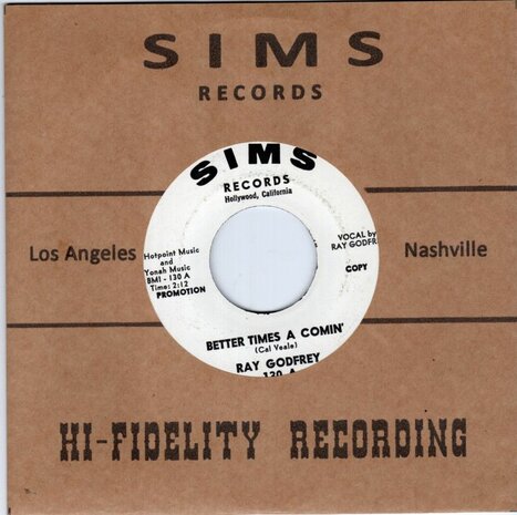 Ray Godfrey - Better Times A Comin' + Ten Silver Dollars (Vinylsingle)
