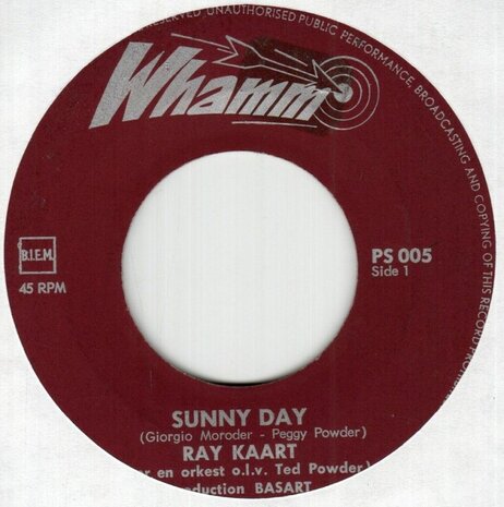 Ray Kaart - Sunny Day + The Jealous Trumpet  (Vinylsingle)