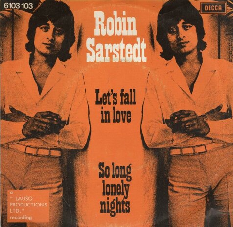 Robin Sarstedt - Let's fall in love + So loneley nights (Vinylsingle)