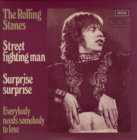 Rolling Stones - Street Fighting Man + Surprise Surprise + Evedrybody Needs Somebody To Love (Vinylsingle)