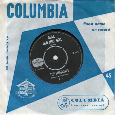 Shadows - Dear old Mrs. Bell + Trying to forget (Vinylsingle)