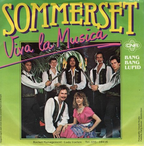 Sommerset - Viva la musica + Bang bang cupid (Vinylsingle)