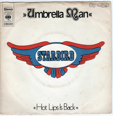 Starbird - Umbrella Man + Hot Lips Is Back (Vinylsingle)