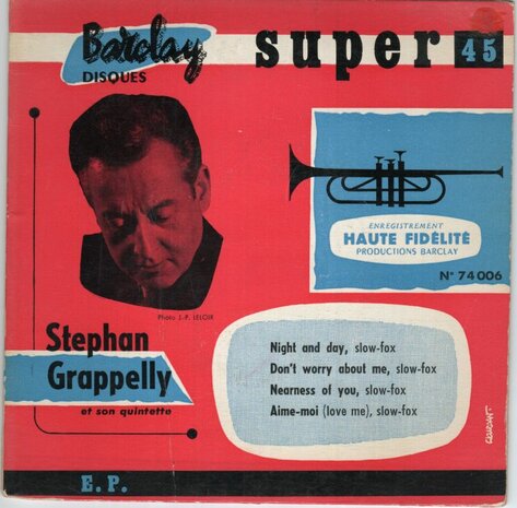 Stephane Grappelly - Night and Day (EP) (Vinylsingle)