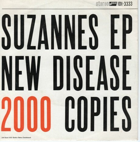 Suzannes - Suzannes EP New Disease (EP) (Vinylsingle)