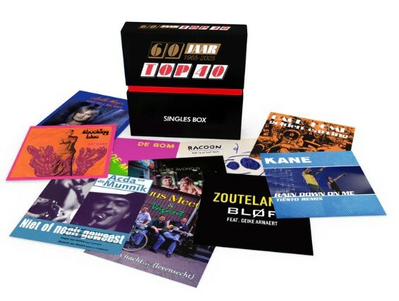 Various - 60 Jaar Top 40 Singles Box (10 stuks) (Vinylsingle)