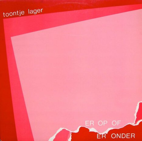 Toontje Lager - Er Op Of Er Onder (Vinyl LP)