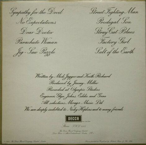 The Rolling Stones - Beggars Banquet (Vinyl LP)