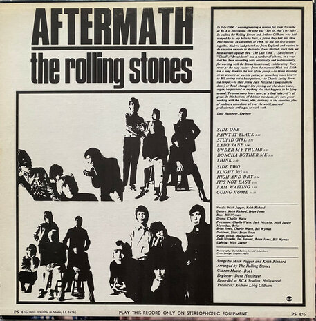 The Rolling Stones - Aftermath (Vinyl LP)