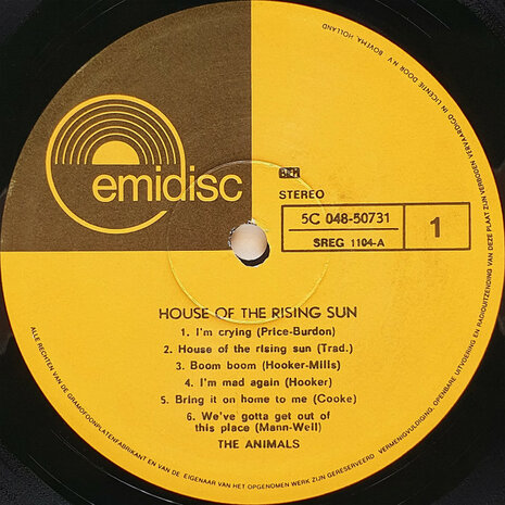 The Animals - House Of The Rising Sun (Vinyl LP)