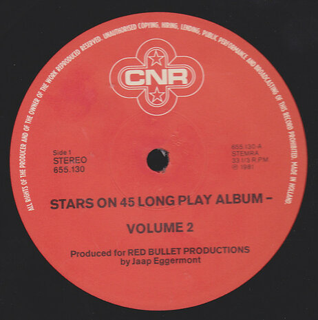 Stars On 45 - Stars On 45 Longplay Album (Volume II) (Vinyl LP)