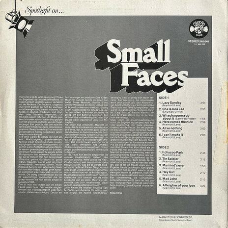 Small Faces - Spotlight On The Small Faces (Vinyl LP)