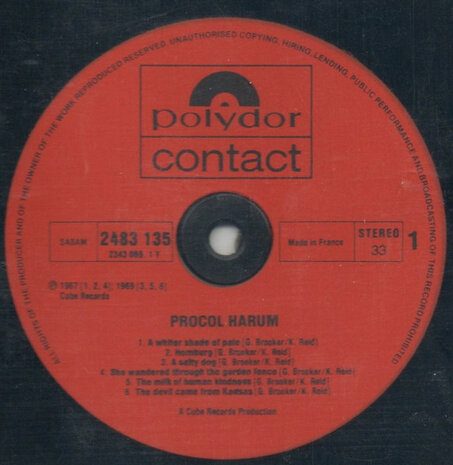 Procol Harum - Procol Harum (Vinyl LP)