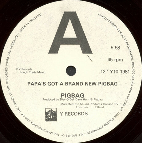 Pigbag - Papa's Got A Brand New Pigbag (Vinyl LP)