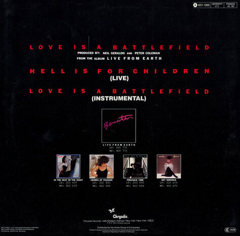 Pat Benatar - Love Is A Battlefield (Vinyl LP)