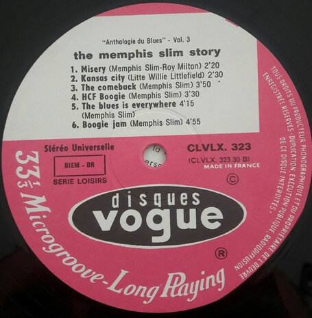 Memphis Slim - Anthologie Du Blues Vol. 3 (Vinyl LP)