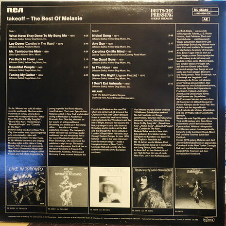 Melanie - The Best Of Melanie (Vinyl LP)