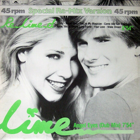 Lime - Re-Lime-d / Angel Eyes (Dub Mix) (Vinyl LP)