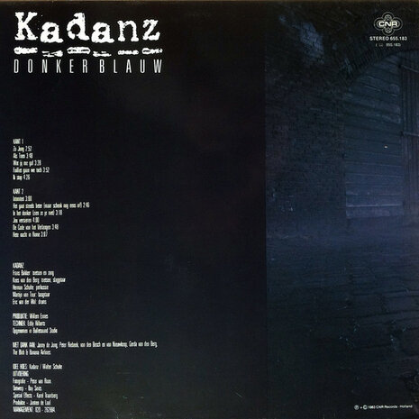 Kadanz - Donkerblauw (Vinyl LP)