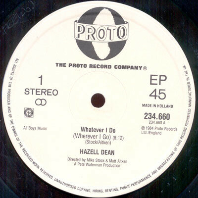 Hazell Dean - Whatever I Do (Wherever I Go) (Vinyl LP)