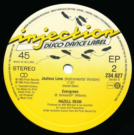 Hazell Dean - Jealous Love (Re-Mix) (Vinyl LP)