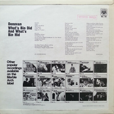 Donovan - What's Bin Did And What's Bin Hid (Vinyl LP)
