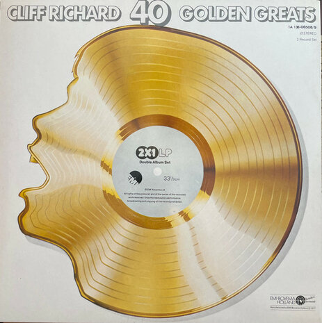 Cliff Richard - 40 Golden Greats (Vinyl LP)
