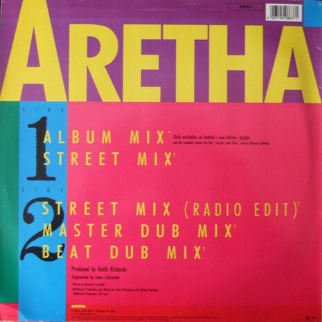 Aretha Franklin - Jumpin' Jack Flash (Plus 4 Special Remixes) (Vinyl LP)