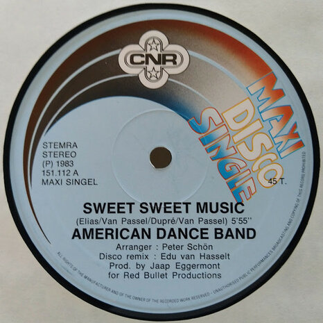 American Dance Band - Sweet Sweet Music (Vinyl LP)
