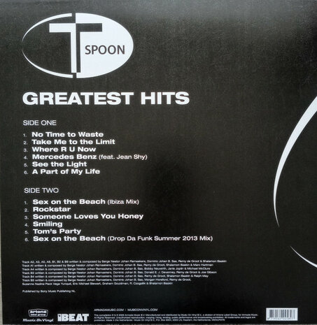 T-SPOON - GREATEST HITS -COLOURED- (Vinyl LP)