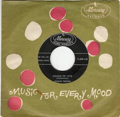 Johnny Preston - Cradle of love + City of tears (Vinylsingle)