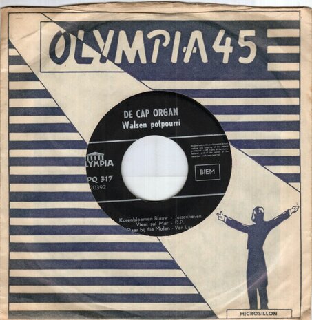 Decap Organ Antwerp - Korenbloemen Blauw + Clarinetten Polka (Vinylsingle)