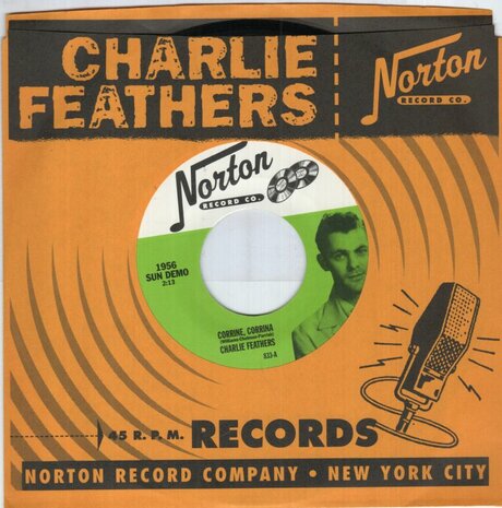 Charlie Feathers - Corrine, Corrina + Runnin' Around (Vinylsingle)
