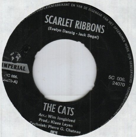 Cats - Scarlet ribbons + Today (Vinylsingle)