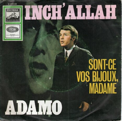 Adamo - Inch allah + Sont-ce vos bijoux, madame (Vinylsingle)