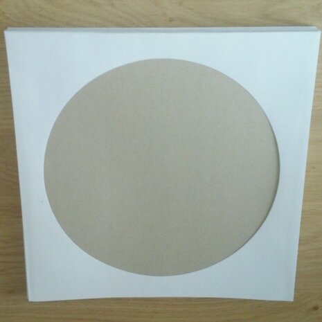 LP Picture Disc Cover (White) - 10 pieces