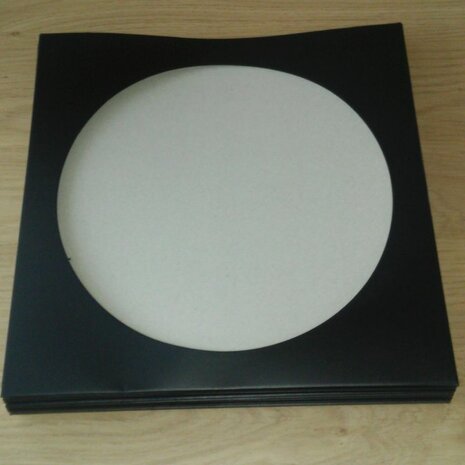 LP Picture Disc Cover (Black) - 10 pieces